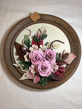 Quadro rotondo fiori usato  Brembio