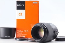 [Top ESTADO PERFEITO] Sony SAL100M28 100mm F/2.8 Lente Macro com Capuz Para Sony A-Mount F JAPÃO comprar usado  Enviando para Brazil