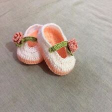 Sapatos de crochê bebê menino menina novos feitos à mão infantil criança pré-caminhante tênis comprar usado  Enviando para Brazil
