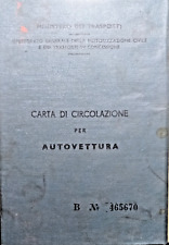Carta circolazione auto usato  Marino