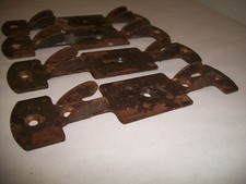 Usado, 4 ganchos/suportes antigos de ferro fundido para trilho de cama -- Salvamento de móveis antigos comprar usado  Enviando para Brazil