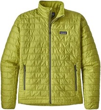 Jaqueta acolchoada suéter masculina Patagônia multicolorida destacando sua moda comprar usado  Enviando para Brazil