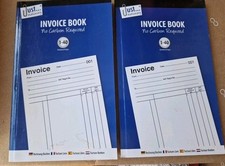 Pages invoice book for sale  GRAYS