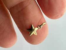 Pingente em forma de estrela tamanho pequeno 0,5 polegadas 2 gramas ouro amarelo 14K joias certificadas comprar usado  Enviando para Brazil