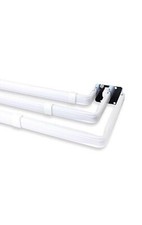 Vara de cortina tripla Desyne Lockseam, 84-120 polegadas, branca (B08L5NWX1G) comprar usado  Enviando para Brazil