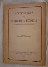 Antologia stenografia nazional usato  Torino