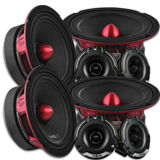4x DS18 PRO-X6.4BM 6.5" 4-ohm Alto-falantes Midrange 4x PRO-TWZ1 4-ohm Super Tweeters comprar usado 4x DS18 PRO-X6.4BM 6.5" 4-ohm Alto-falantes Midrange 4x PRO-TWZ1 4-ohm Super Tweeters comprar usado  Enviando para Brazil