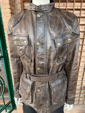Giacca pelle belstaff usato  Italia