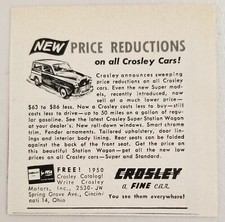1950 print crosley for sale  Sterling Heights