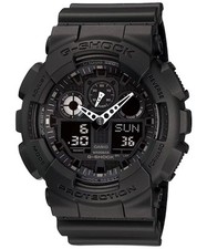 Usado, Relógio Casio G-Shock analógico digital preto XL GA100-1A4 GA-100-1A1 comprar usado  Enviando para Brazil