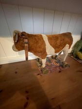 Antique steiff cow for sale  DISS