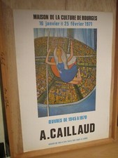 Affiche exposition caillaud d'occasion Affiche exposition caillaud d'occasion  Outarville