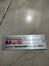 Toyota data plate d'occasion  Expédié en Belgium