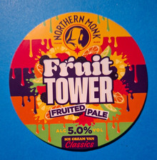 NORTHERN MONK cervejaria TORRE DE FRUTAS artesanal barril bomba de cerveja fonte emblema cerveja Yorkshire comprar usado  Enviando para Brazil