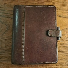 Vintage filofax brown for sale  LONDON