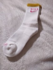 Meias Nike Crew Length brancas femininas médias comprar usado  Enviando para Brazil