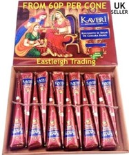 KAVERI MARROM HENNA CONES TUBOS MEHNDI MEHENDI TATUAGEM TEMPORÁRIA NUPCIAL ARTE CORPORAL comprar usado  Enviando para Brazil