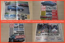 Toyota Corolla Combi 1.4 XLi mit 88PS Literaturpaket - 2 komplette Zeitschriften, usado comprar usado  Enviando para Brazil