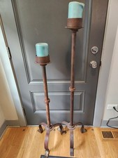 2 large candle holders for sale 2 large candle holders for sale Evanston