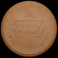 KÖNIGSBERG / OSTPREUSSEN: Porcelanowy medal 1924, kształt gipsu. IMMANUEL KANT. na sprzedaż  Wysyłka do Poland