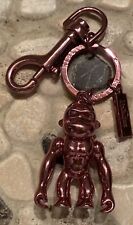 Chaveiro KIPLING RARO ROSA METAL CROMADO MACACO CHAVEIRO CLIPE BOLSA CHARME comprar usado  Enviando para Brazil