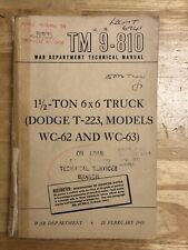 Tm9 810 technical for sale  HITCHIN