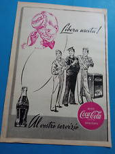 Pubblicita 1952 coca usato  Roma