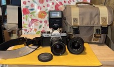 Câmera de Filme 35mm ASAHI PENTAX K1000 SLR + Lente de Zoom TAKUMAR-A 28-80 +Mais Extras, usado comprar usado  Enviando para Brazil