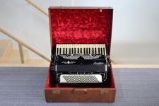 Usado, Acordeão de piano vintage Excelsior modelo 312 feito na Itália com microfone interno comprar usado  Enviando para Brazil