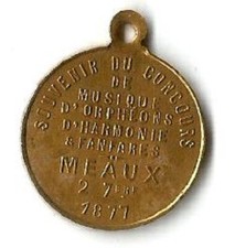 Meaux 1877.médaille souvenir d'occasion  Villenave-d'Ornon