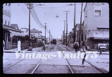 TROLLEY DE TRÁNSITO RÁPIDO BRT BROOKLYN DIAPOSITIVA DUPLICADA BMT LIRR CONEY ISLAND NY 1916 segunda mano  Embacar hacia Argentina