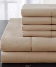 Conjunto de lençóis Luxury Estate-1200 fios contagem Taupe King  comprar usado  Enviando para Brazil