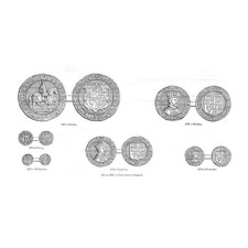 Moedas de prata King James I de seu reinado - Estampa antiga 1845 comprar usado Moedas de prata King James I de seu reinado - Estampa antiga 1845 comprar usado  Enviando para Brazil