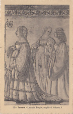 Cartolina ferrara lucrezia usato  Bologna