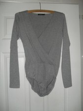 Grey bodysuit size for sale  IPSWICH