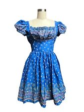 Vtg blue floral for sale  Kingman