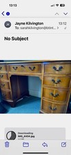 Yew twin pedestal for sale  HORNSEA
