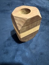 Geometric wooden candle for sale  Bellville