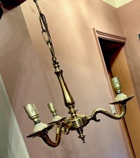 Solid brass chandelier for sale  LLANBEDR
