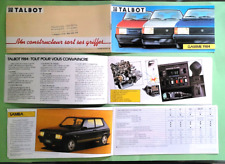 Talbot samba cabriolet d'occasion  Caderousse