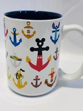 Caneca âncora rara parques da Disney Mickey & Friends caneca de café xícara de chá grés ESTADO PERFEITO comprar usado  Enviando para Brazil