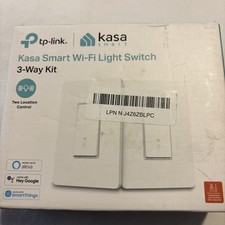Kit de interruptores de luz Kasa Smart 3 vias interruptor HS210 3 vias sem fio 2.4GHz Wi-Fi comprar usado  Enviando para Brazil