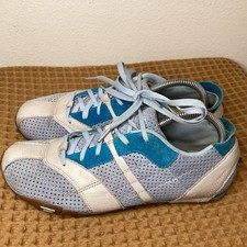 Tênis Y2K DIESEL Babs Couro Sapatilhas Vintage Feminino Tamanho 10 Azul comprar usado  Enviando para Brazil