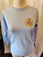 Camiseta Salty Crew feminina manga longa azul claro gráfica polvo tamanho pequeno comprar usado  Enviando para Brazil