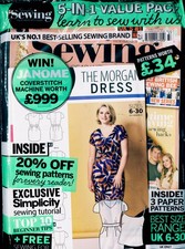 Simply sewing magazine for sale  UK