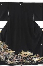 Kimono preto 167,5cm comprimento 69cm manga uso tradicional usado comprar usado Kimono preto 167,5cm comprimento 69cm manga uso tradicional usado comprar usado  Enviando para Brazil