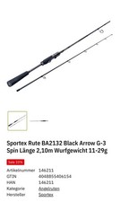 Sportex rute ba2132 gebraucht kaufen  Berlin