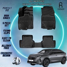 Tapetes de assoalho de carro personalizados compatíveis com forros de borracha para todas as condições climáticas Peugeot 3008 2024-2025 TPE comprar usado  Enviando para Brazil