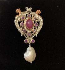Broche ancienne rose d'occasion  Montpellier-