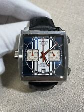 Relógio de pulso Heuer Monaco calibre 11 automático 39mm S. aço quadrado CAW211D-0 comprar usado  Enviando para Brazil